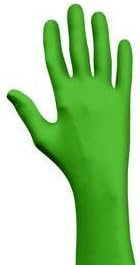SHOWA Green Eco Best Technology 4 mil Latex-Free Nitrile Powder Free Biodegradable Disposable Gloves (100 Gloves Per Box) - Size: Medium
