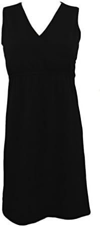 Cross Over Nursing Nightgown (Large, Black (Sleeveless))