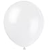 White Latex Balloons, 12