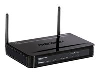 TRENDnet 300 Mbps GREENnet Wireless-N Gigabit Router with USB Port TEW-634GRU (Black)