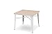 Delta Children Bistro Kids Play Table with 2-Piece Chair Set | White with Driftwood | Ideal for Arts & Crafts, Snack Time, Homeschooling, Homework & More