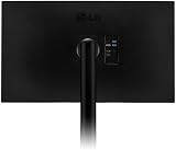 LG 32UN880P-B 32 Inch LCD Monitor Black Ergo Stand view 3
