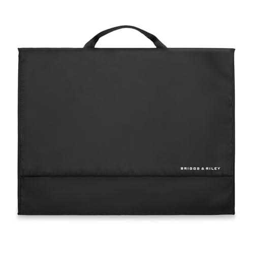 Briggs & Riley Garment Folder - Travel Essentials for Men & Women, Shirts, Pants, & Clothes Carrier, Wrinkle Reducing, Includes Folding Board - Travel Essentials, Black