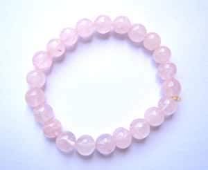 Beautiful Rose Quartz Power Beaded Round Bracelet crystal healing Gift Fashion Gemstone Accessory Love Peace meditation spiritual - Image 4