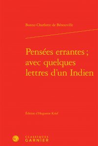 Pensées errantes, avec quelques lettres d'un Indien