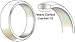 King Will Glory 2mm Rose Gold Thin Tungsten Ring Wedding Band High Polished for Men Women