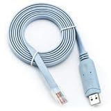 Cisco Compatible Console Cable, 6ft, FTDI USB to RJ45 Console Cable/Windows 7, 8 / Vista/MAC/Linux / RS232 Switch Router