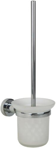 Nie Wieder Bohren Lo221 12 x 12 x 30cm Loxx Toilet Brush Set with"Never Drill Again" Fastening Technology - Chrome Plated