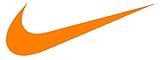 Nike Swoosh Logo Vinyl Sticker Decal-Orange-4 Inch