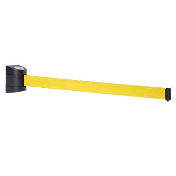 FlexiBarrier Retractable Barrier Tape/Wall Bracket with Strap Basic (10m) (Yellow)