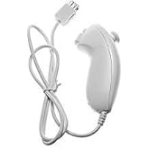 SIBIONO-Nunchuck Controller for Nintendo Wii/Wii U Video Game. (White)