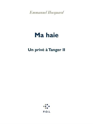 Ma haie