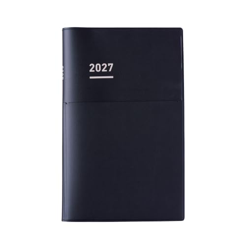 コクヨ ジブン手帳 Biz 手帳 2027 マンスリー ウィークリー A5スリム マットブラック ニ-JB1D-27 2026年 12月始まり