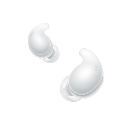 Sony LinkBuds Fit - Kabellose Noise Cancelling Bluetooth Earbuds - Komfortabel, leicht, Hi-Res-Sound, IPX4 Schutz, Umgebungsgeräuschmodus, 21h Akku, Multipoint-Verbindung, iOS & Android - Weiss