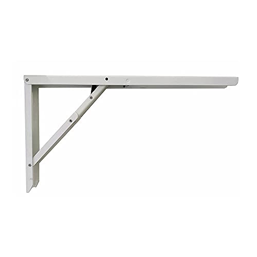 Escuadra De Acero Plegable Abat-Table Blanco 30X52Cm.