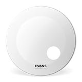 Evans EQ3 Resonant Coated White Bass Drum Head, 20