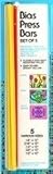 Collins Quilter's Heat Resistant Press Bars for Small Bias Tubes (Set of 5)