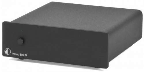 Pro-Ject Audiophile Audio Component Phonograph Preamplifier, Black (Phono Box S Black)
