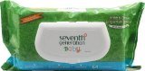 Image of Seventh Generation Free & Clear Baby Wipes with easy open top, 64 count packs (pack of 12) (768 wipes)