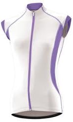 Liv Brisa Sleeveless Cycling Jersey (small, white/purple)