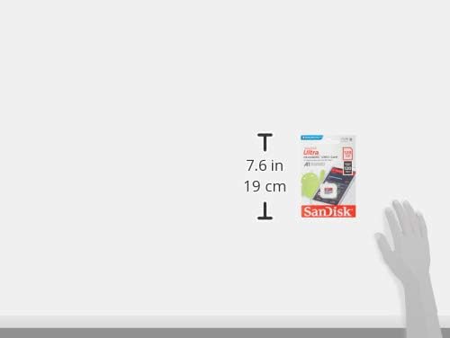 SanDisk Ultra 128GB microSDXC Speicherkarte bis zu 100 MB/Sek, Class 10, U1, A1, SDSQUAR-128G-GN6MN Grau, Rot - Image 4