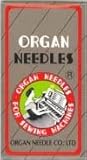 Organ Sewing Machine Regular Point Needles with Flat Shank - 15x1 - Size 11 for Fine to Medium Fabrics