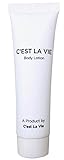 50 Bulk Pack - Fig & Olive Luxury Body Lotion By C'EST LA VIE - 22ml / 0.75 fl oz - Travel Guest & Hotel Amenities - Individual Clean White Tubes in Eco Responsible Packaging. Paraben & Cruelty Free 