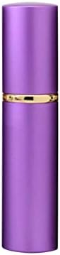 H87yC4ra 10ml Aluminum Spray Bottle Travel Fine Mist Refillable Empty Perfume Diffuser - Purple