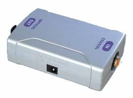 Aptii - Coax Coaxial to Optical TOS SPDIF TOSlink Converter