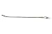 SE 10-Inch Stainless Steel Curved Forceps - Self-Locking, Serrated Tip for Precision Grip and Clamping - Perfect for Crafting, Fishing Tasks, Jewelry Making, and More! -611FC