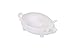 Creative Co-Op White Ceramic Pig Shaped Bowl