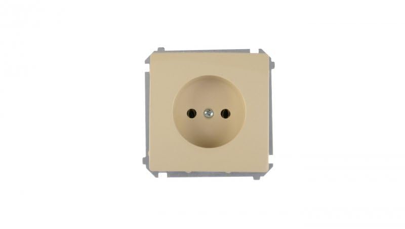 Kontakt-Simon BMG1.01/12 Socket Beige Plastic IP20, 250 V 75 mm 40.5 mm