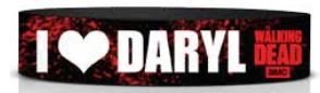 The Walking Dead I Love Daryl Version 2 Wristband