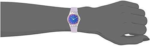 Swatch Women's 1904 Energy Boost Quartz Silicone Strap, Purple, 12 Casual  Watch (Model: LK390) | Pricepulse