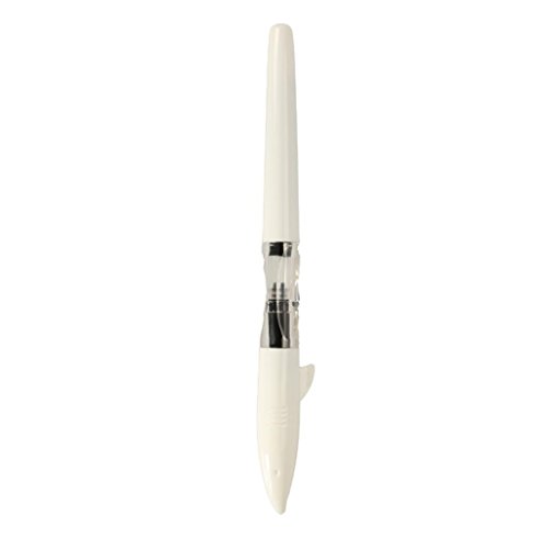 NEW Jinhao The Shark Spiral Transparent Colourful Office Fine Nib Fountain Pen (White, 0.5mm)