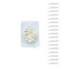 100PCS Professional Dental Wooden Wedges - Medium Assorted Dental Grade Interdental Wedges In Yellow For Restorative Procedures