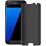 OZOP E-COMMER 3D Galaxy S7 Edge Screen Protector Privacy Anti-spy Tempered Glass Screen Film 9H Hardness Anti-Scratch Anti-Peep Shield for Samsung Galaxy S7 Edge Easy Install Bubble Free (Transparent)