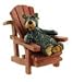 Willie Bear Relaxing in Adirondack Chair