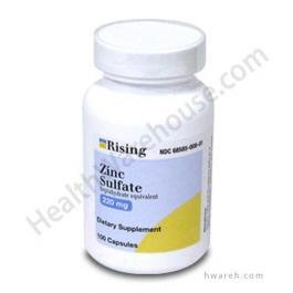 Zinc Sulfate (220 mg) - 100 Capsules Zinc Sulfate (220 mg) - 100 Capsules