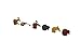 ZAZZIO Safari Animal Butt Magnets for Refrigerator - 6 Pack for Animal Lovers, Pet Enthusiasts and Office Decoration