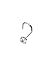 316L Surgical Steel Nose Screw Ring 3mm Choose Your Color CZ 18G