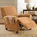 Collections Etc Fleece Recliner Furniture Protector Cover with Pockets