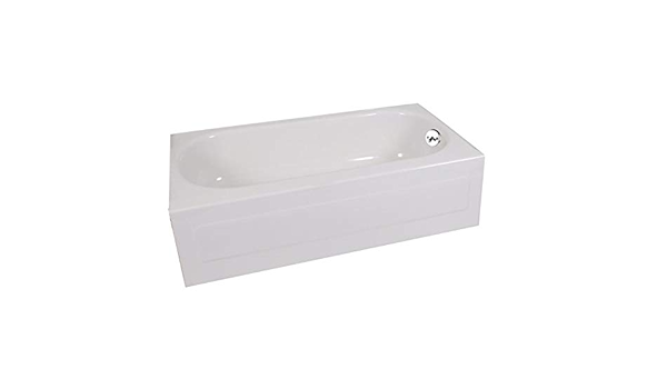 Amazon Com 54 Inch S Pendant White Right Hand Bath Tub Home Kitchen