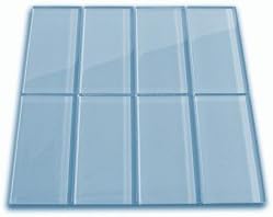 Sky Blue Glass Subway Tile 3" x 6" (Box of 10 sq.ft.)
