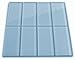 CNK Tile Sky Blue Glass Subway Tile Sample – Natural Stone for Modern Home & Bathroom Decor, Kitchen Backsplash, Shower Floors, and Outdoor Spaces - Pack of 1