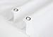 Utopia Home - White Fabric Shower Curtain - Water Resistant Bathroom Polyester Shower Curtain for Bath Tub and Shower Stall [72 x 72 Inch]