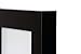 Golden State Art, Triple Hinged Table Desk Top Picture Photo Frame for 4x6 Photo, 3 Vertical Openings, with Real Glass (Black, 4x6 Triple Hinged Frame)