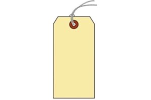 LINCO Shipping Tag, Med. Wt., Manilla, Sz #1, Box of 1000, Looped String