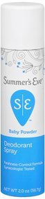 Special Pack of 5 SUMMERS EVE SPRAY BABY POWDER 2 oz X 5