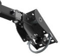 Allen Products MultiMount MM-120-BTM, Pan and Tilt Speaker Mount (Mounts to Bottom of Speaker Only), 120Lb Capacity, Black